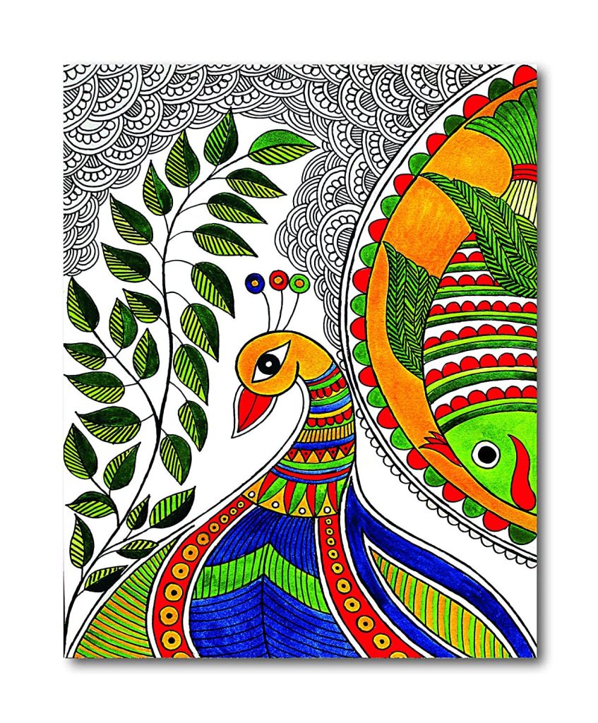 Vibrant Madhubani Art Paintings on Amazon India