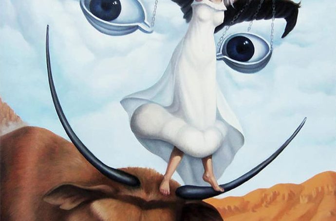Salvador Dali Surreal Art Canvas on Amazon India