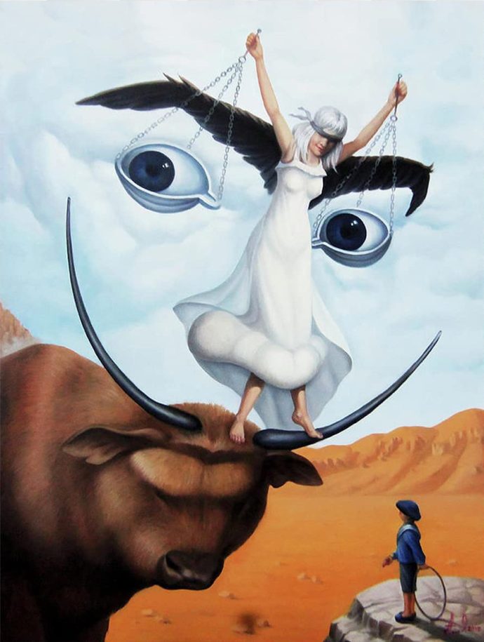 Salvador Dali Surreal Art Canvas on Amazon India