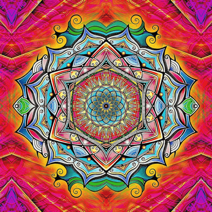 Meditative Mandala Art Paintings on Canvas
